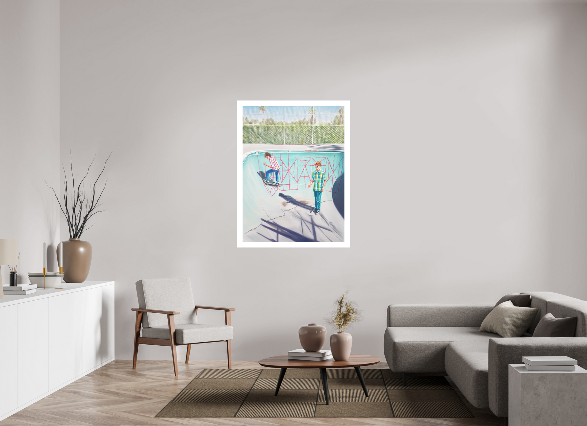 36 x 48″, Fine Art Print 2" Border I Can Do the Robot