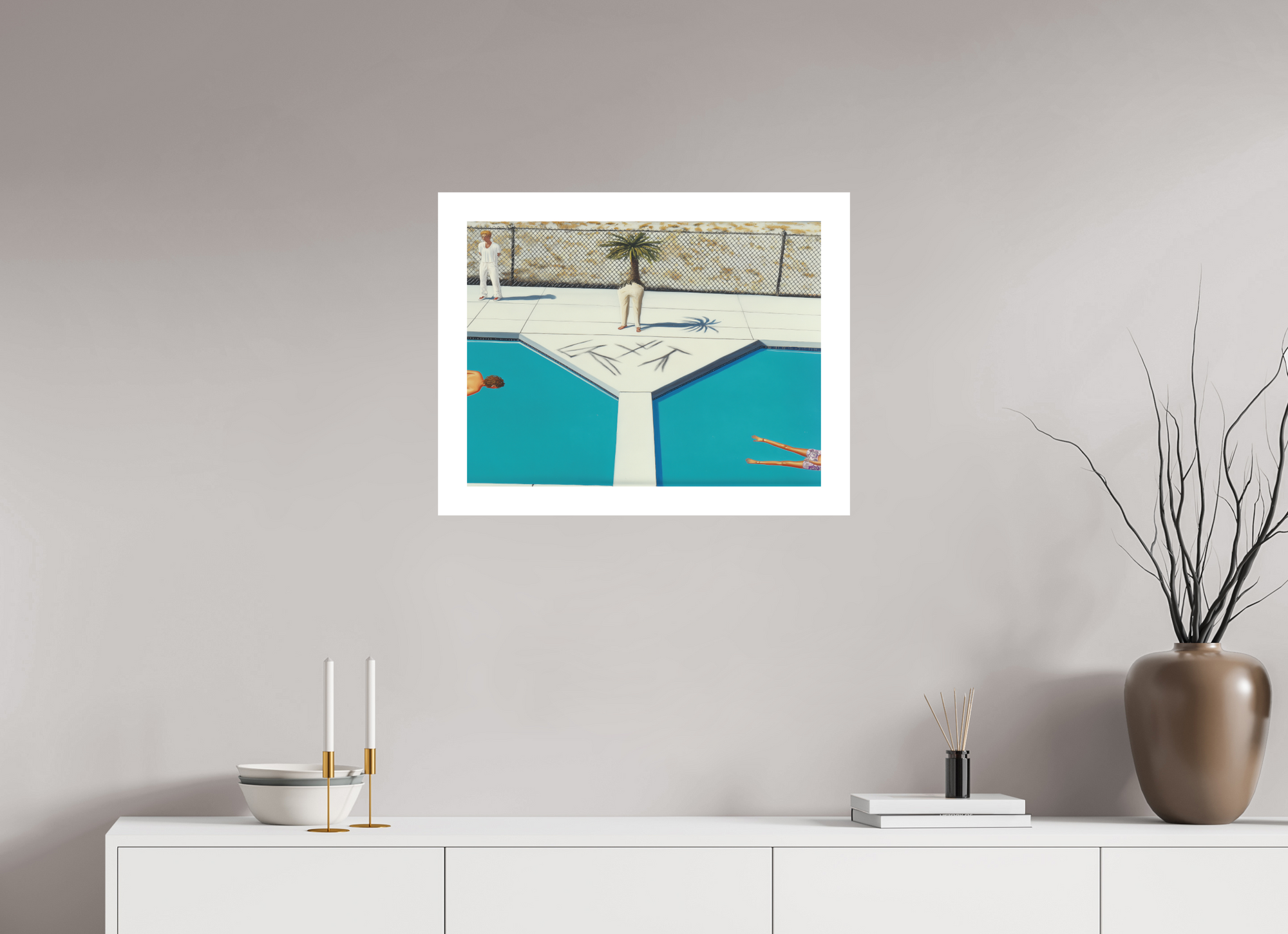 24 x 18″, Fine Art Print 2" Border Across the Water