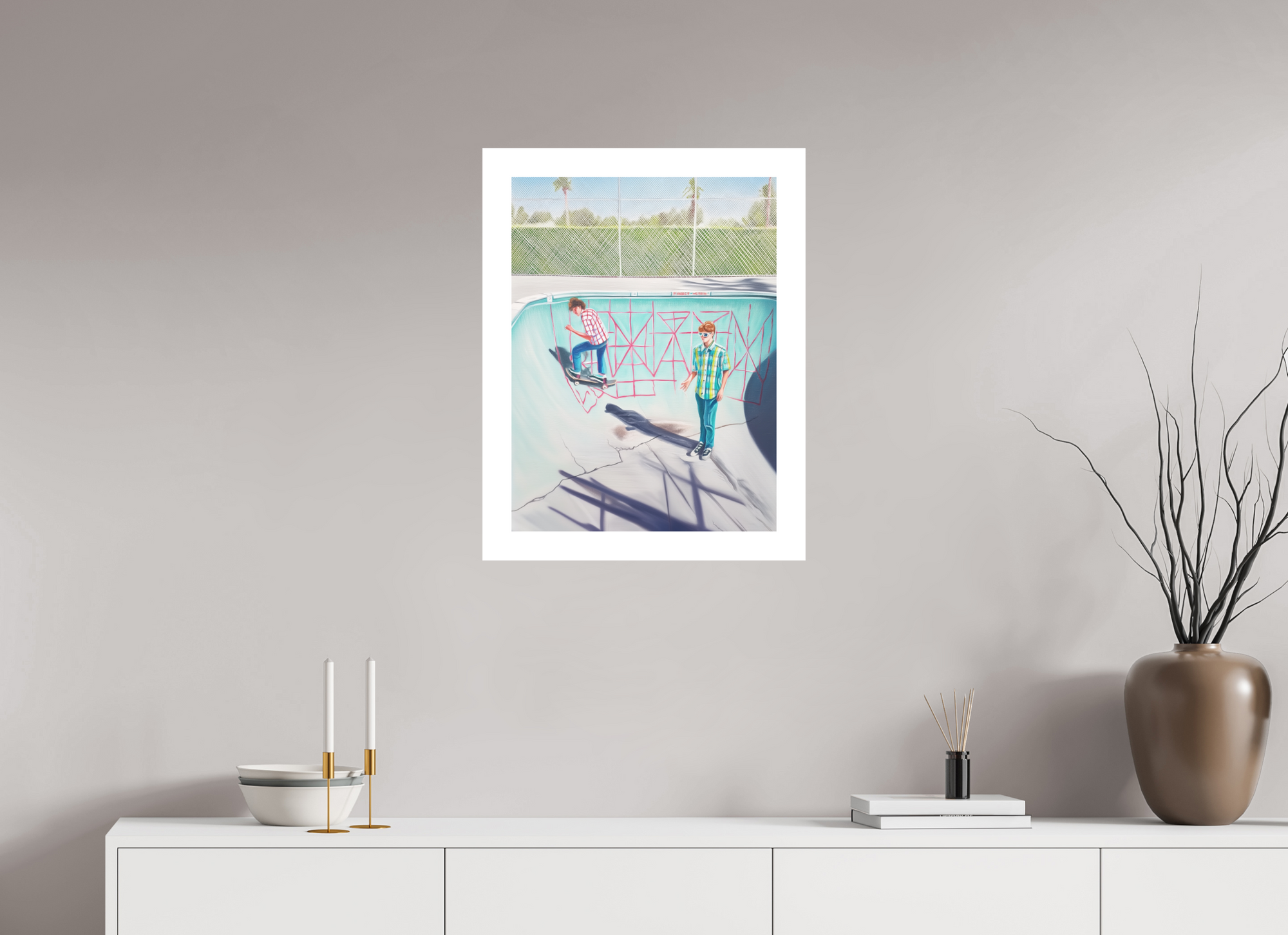 18 x 24″, Fine Art Print 2" Border I Can Do the Robot